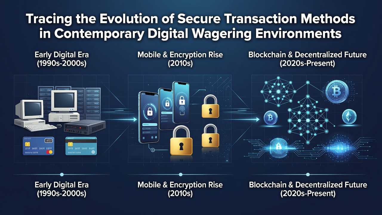 Modern digital wagering interface displaying encrypted cryptocurrency and biometric payment options side by side